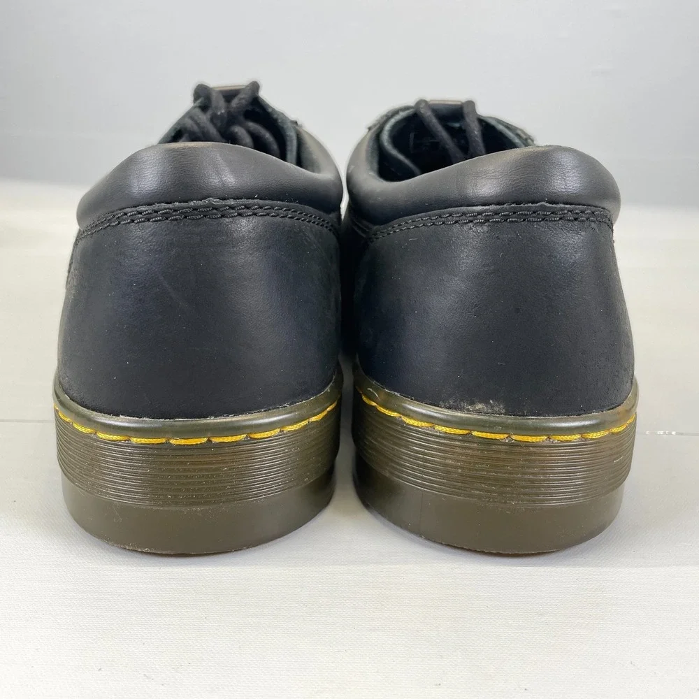 Dr. Martens Wilmot Low Shoes Mens Size 12 Black Leather Lace Up Casual Oxford